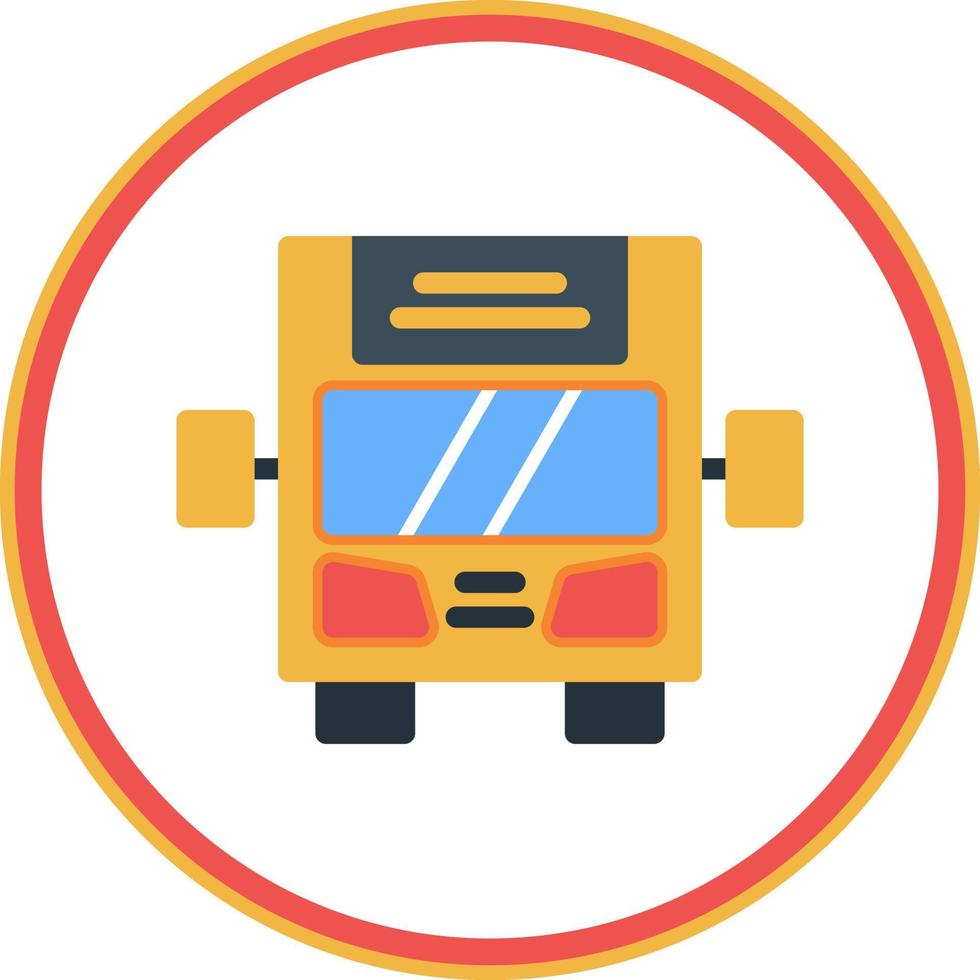 diseño de icono de vector de pantalla de bus