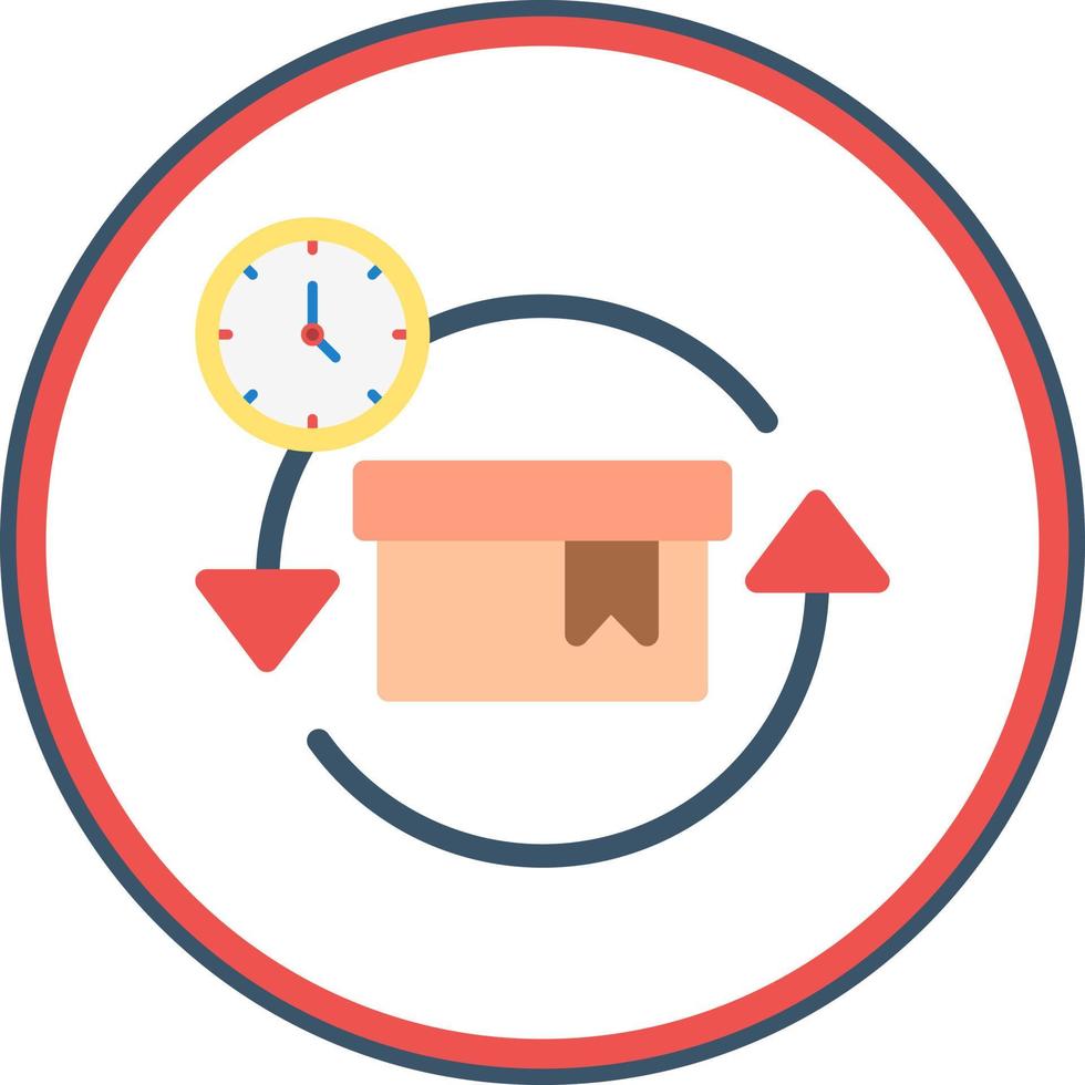Product Life Cycle Vector Icon Design