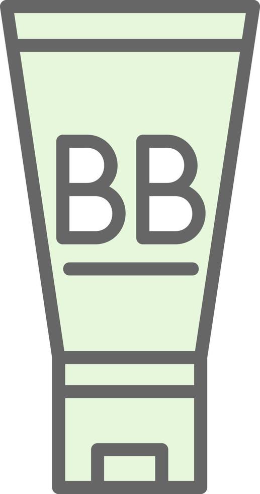 diseño de icono de vector de crema bb