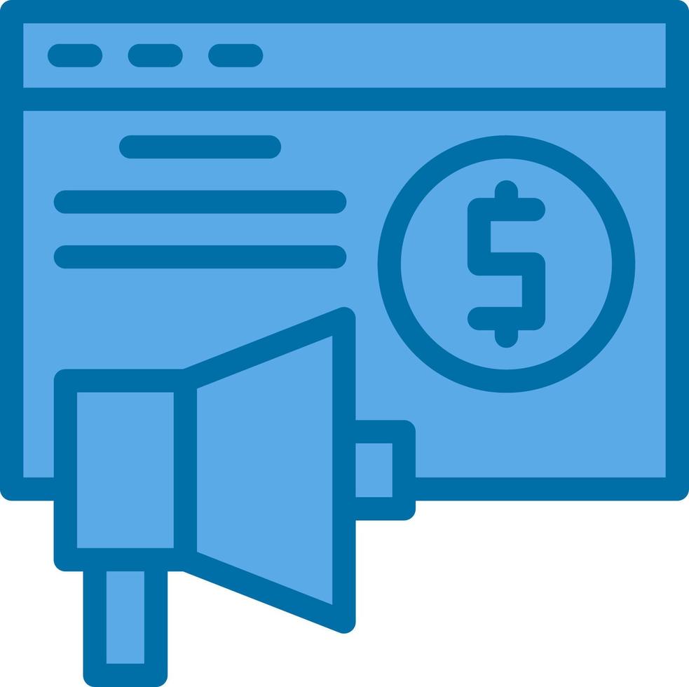 Advertising Sales Vector Icon Design
