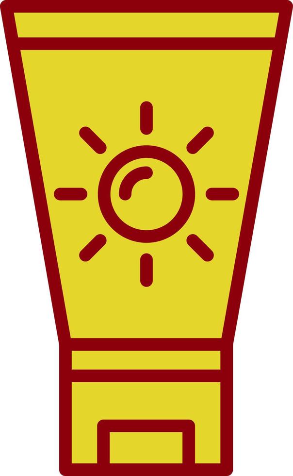 Suncream Vector Icon Design