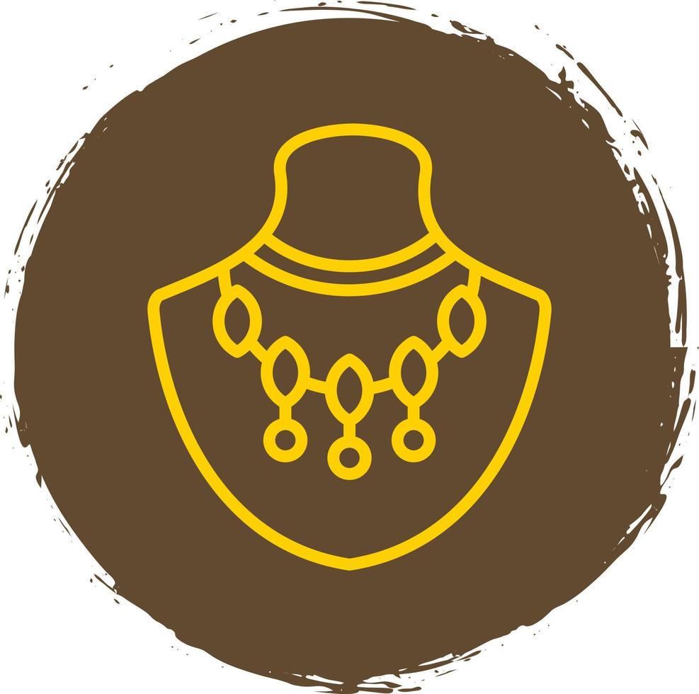 Necklace Vector Icon Design