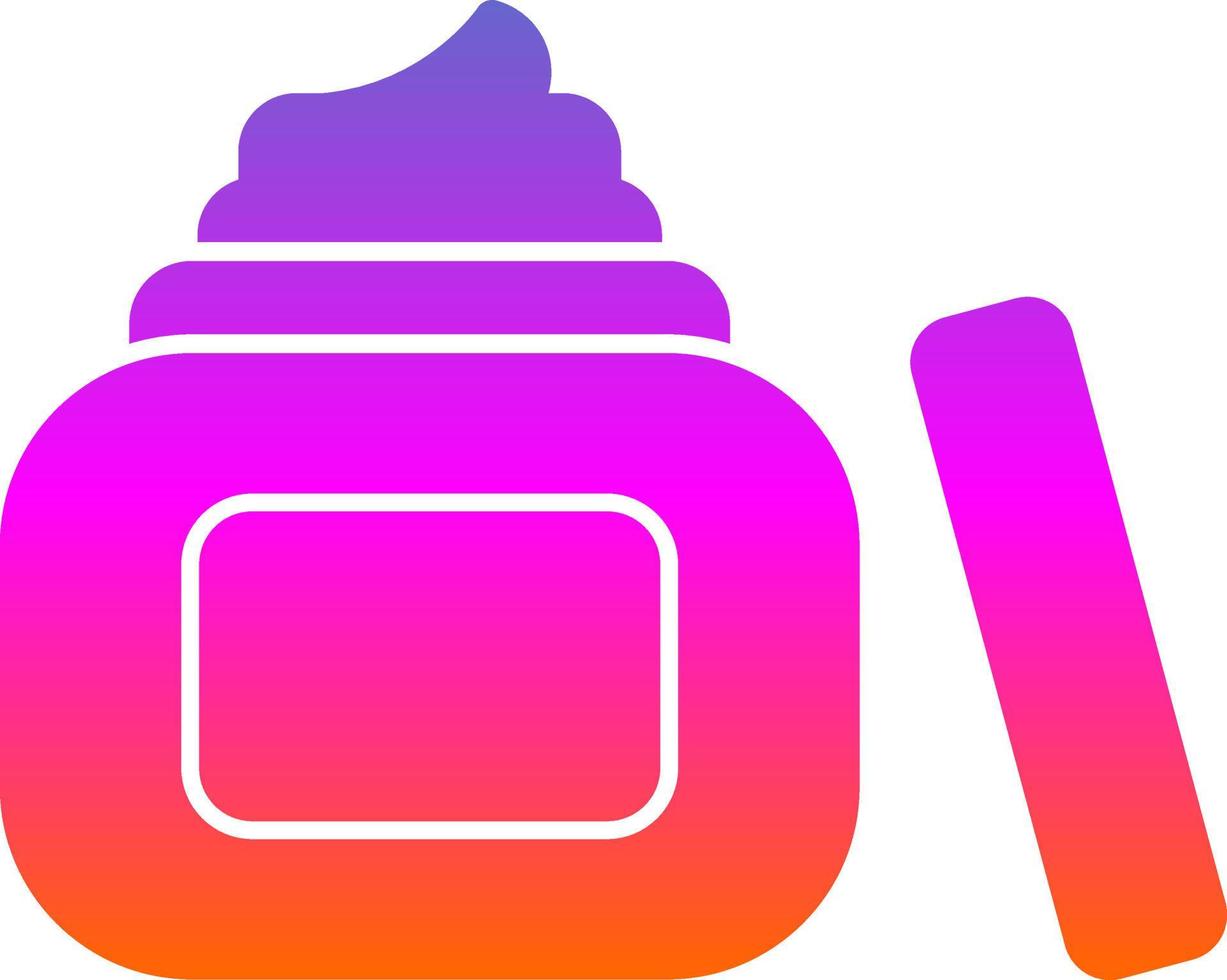 Night Cream Vector Icon Design