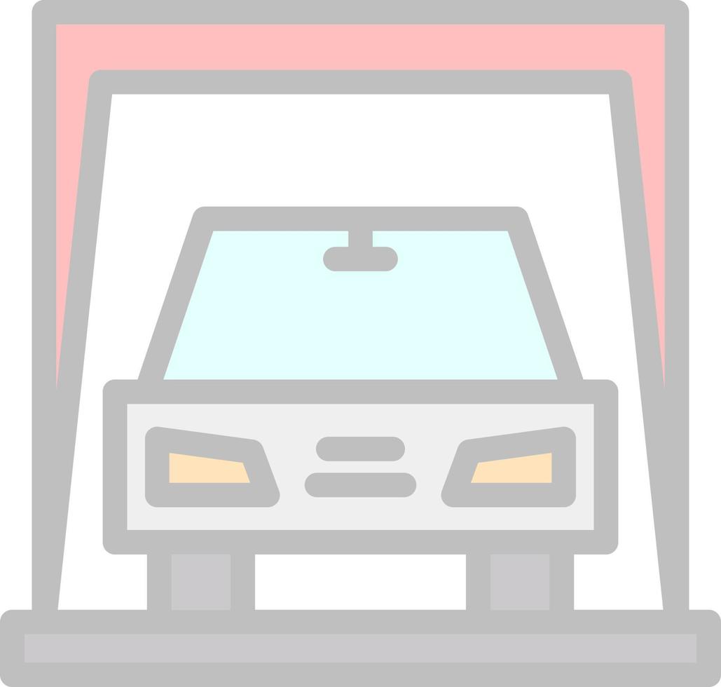 Car Display Vector Icon Design