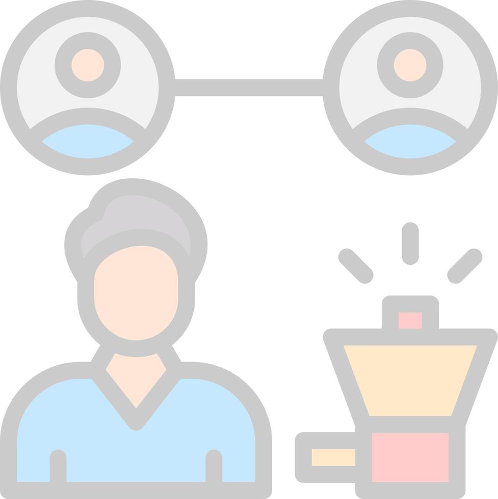 Public Relations Vector Icon Design