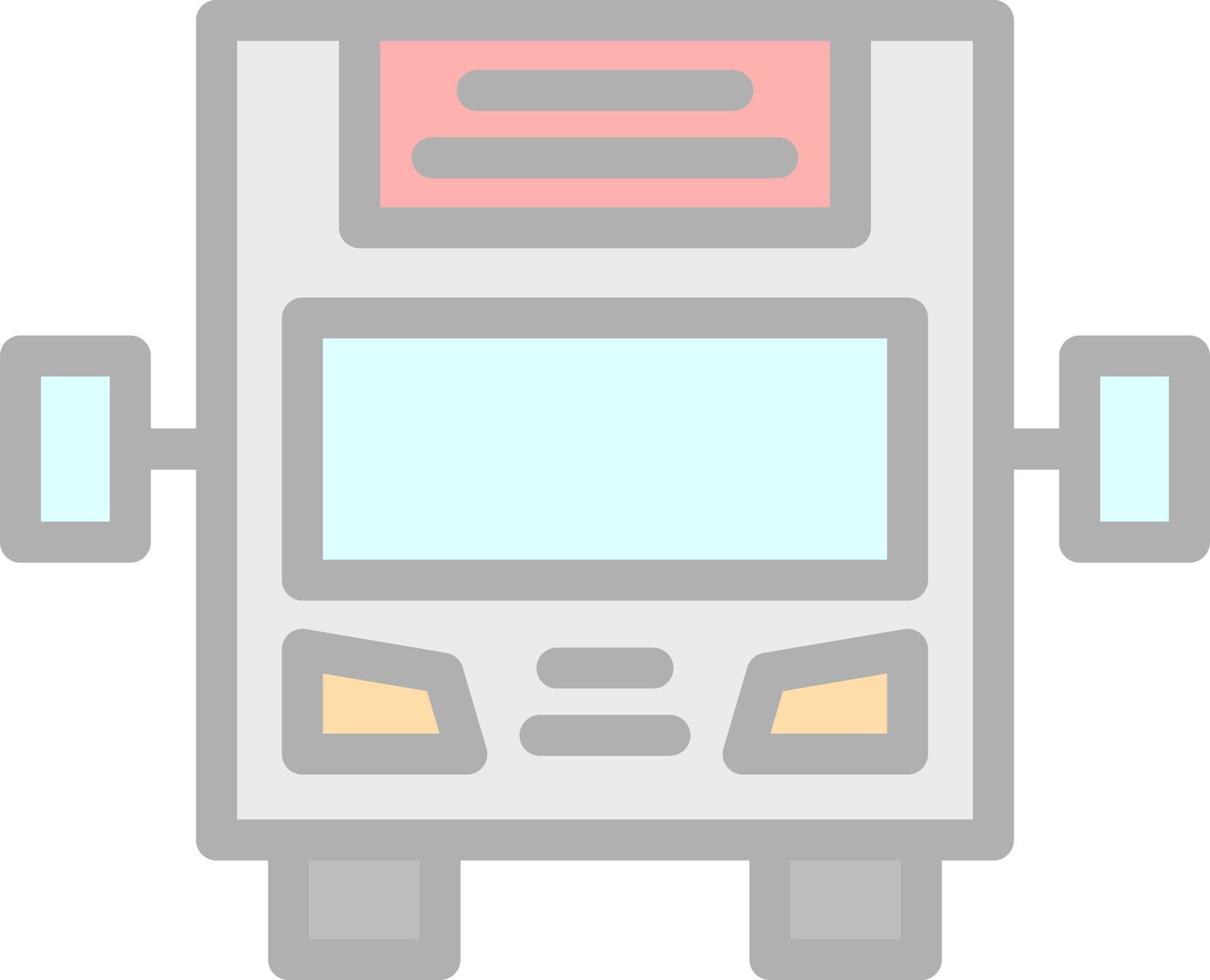 diseño de icono de vector de pantalla de bus