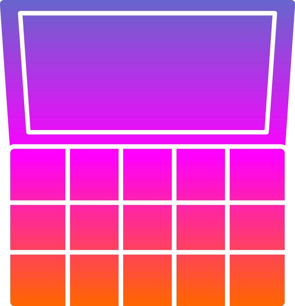 Makeup Palette Vector Icon Design