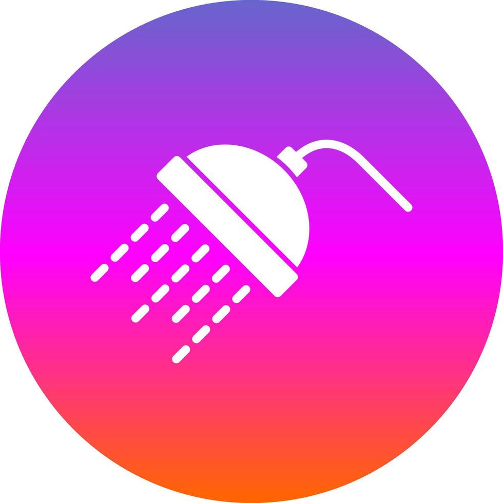 Shower Vector Icon Design