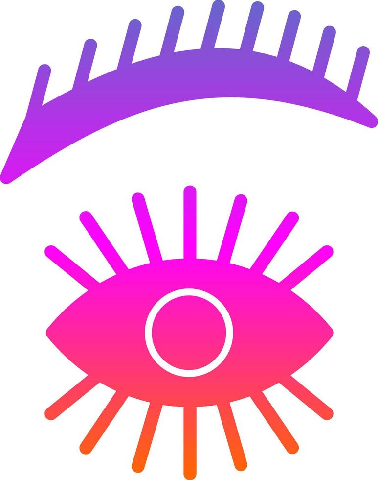 Eyebrow Vector Icon Design