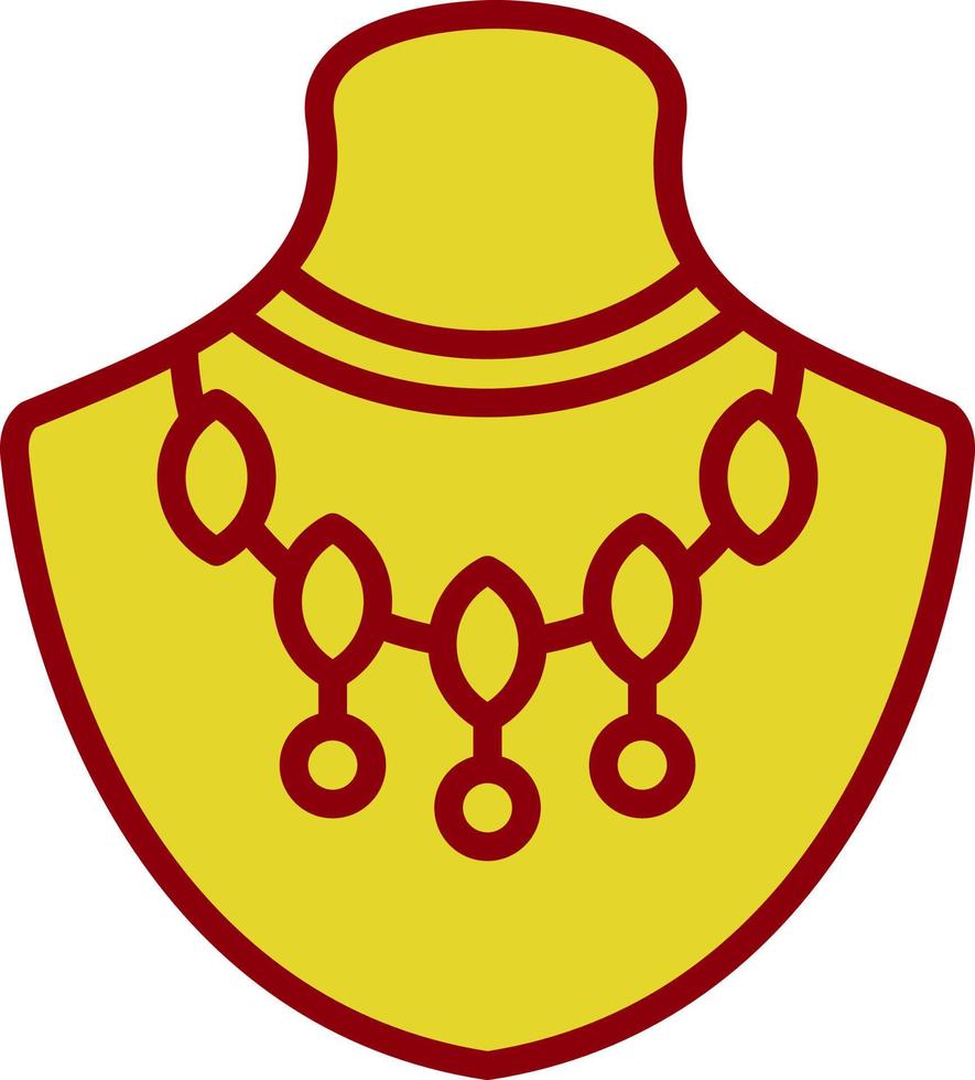Necklace Vector Icon Design