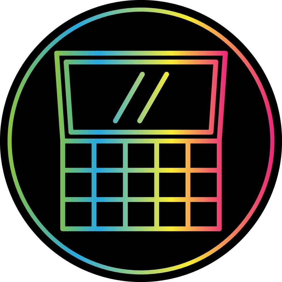 Makeup Palette Vector Icon Design