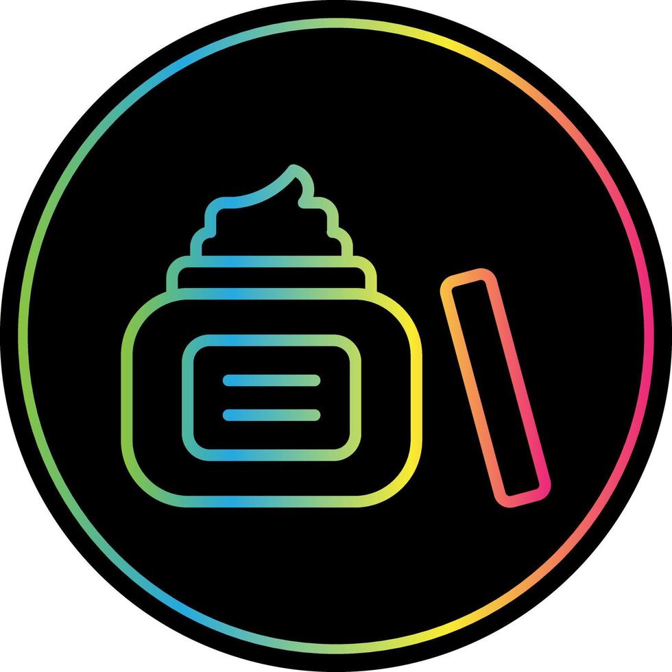 Night Cream Vector Icon Design