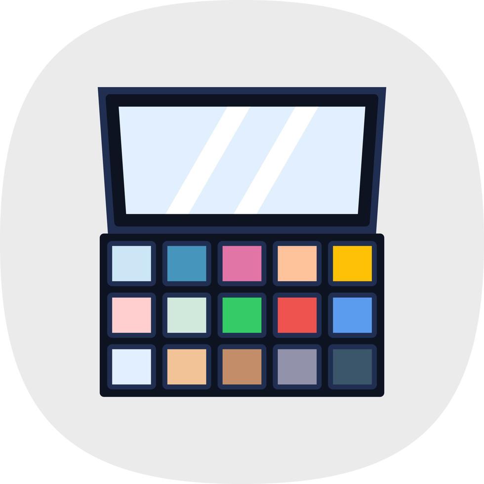 diseño de icono de vector de paleta de maquillaje