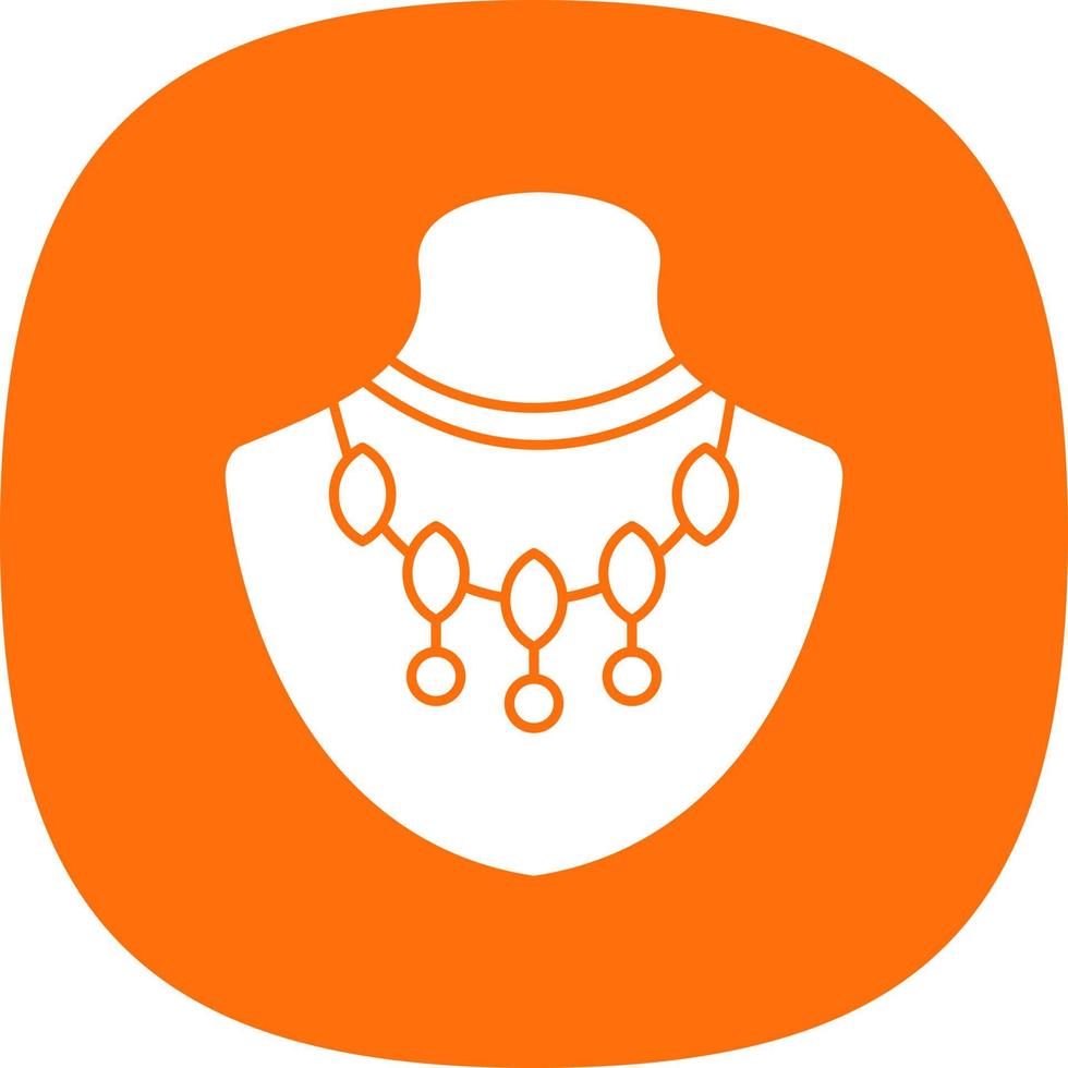 Necklace Vector Icon Design