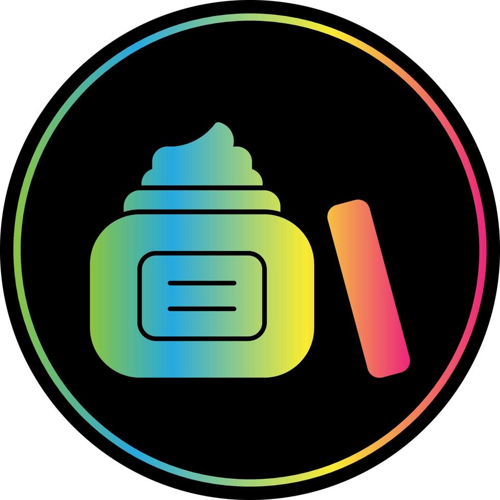 Night Cream Vector Icon Design