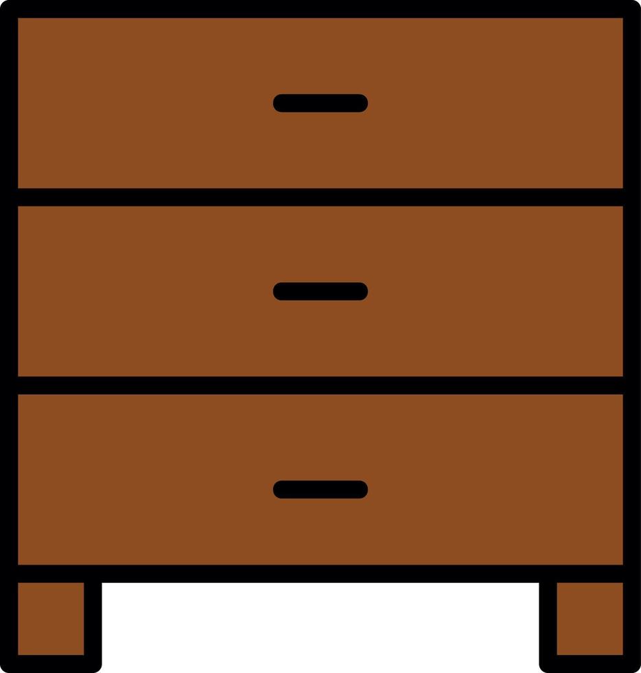 Filing Cabinet Vector Icon Design