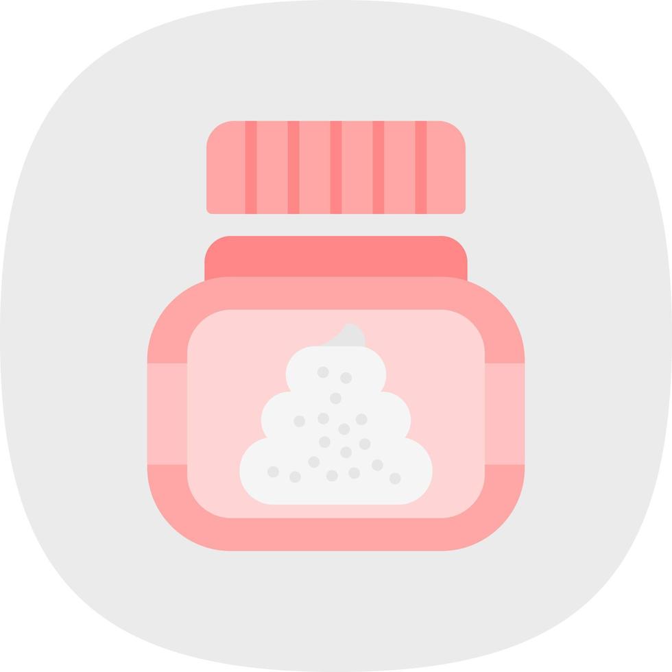 Face Scrub Vector Icon Design