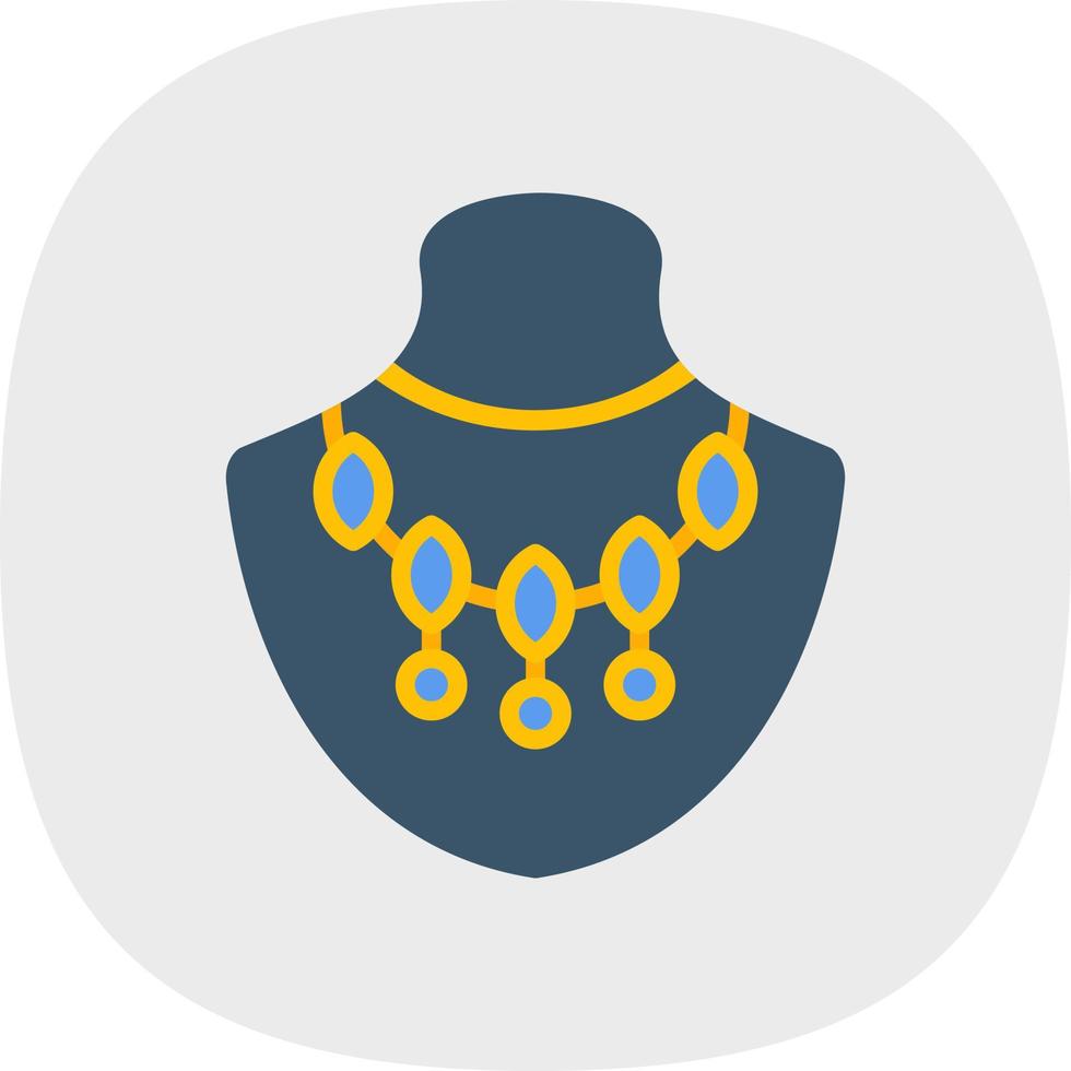 Necklace Vector Icon Design