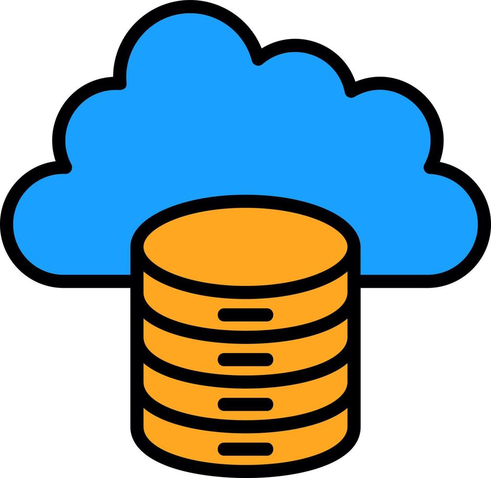 Database Vector Icon Design