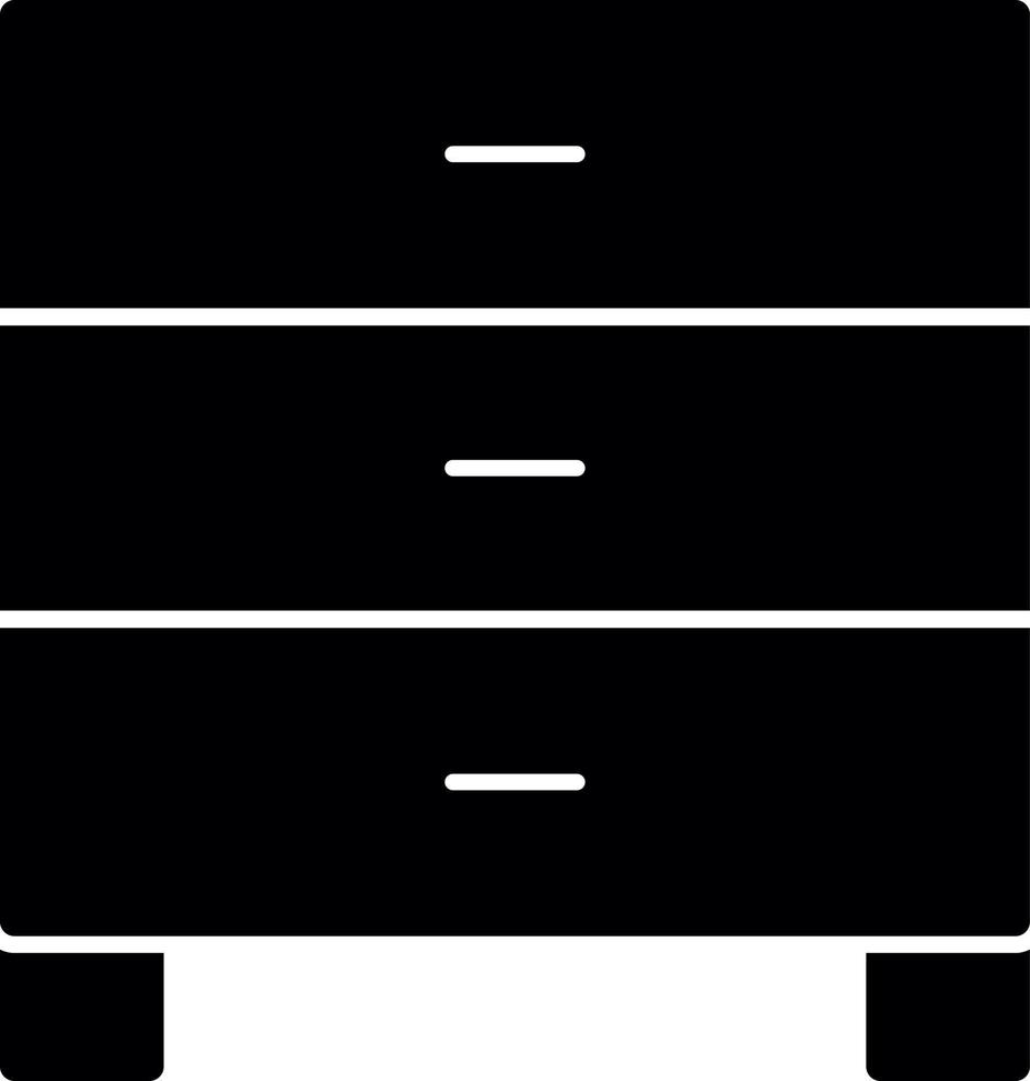 Filing Cabinet Vector Icon Design
