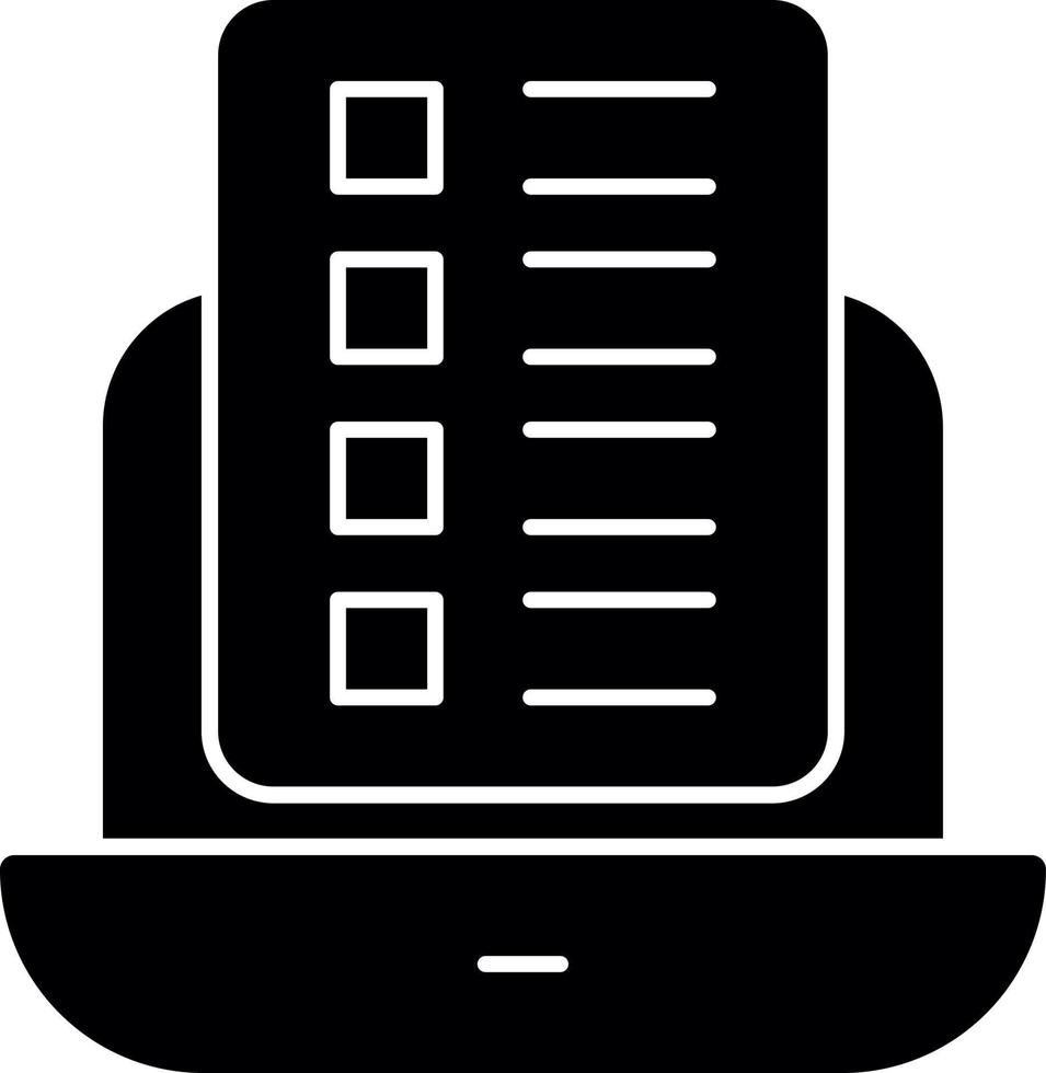 Online Course Vector Icon Design