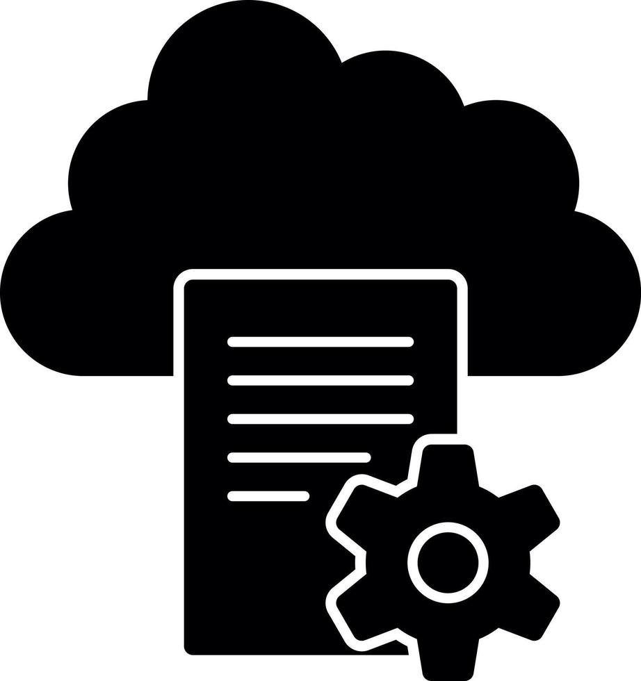 diseño de icono de vector de almacenamiento en la nube