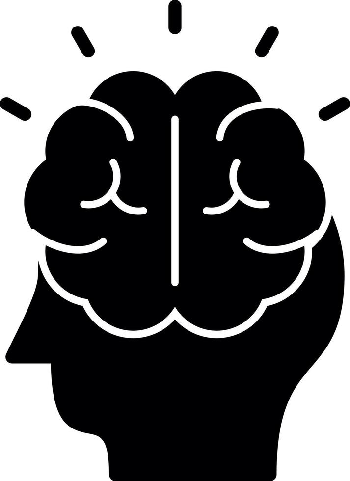 Mental Control Vector Icon Design