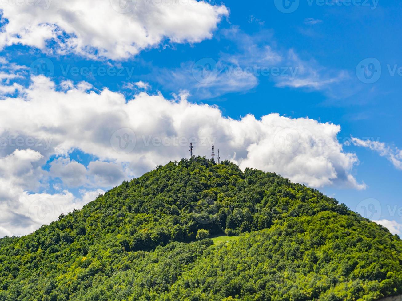 Danube gorge at Djerdap in Serbia photo