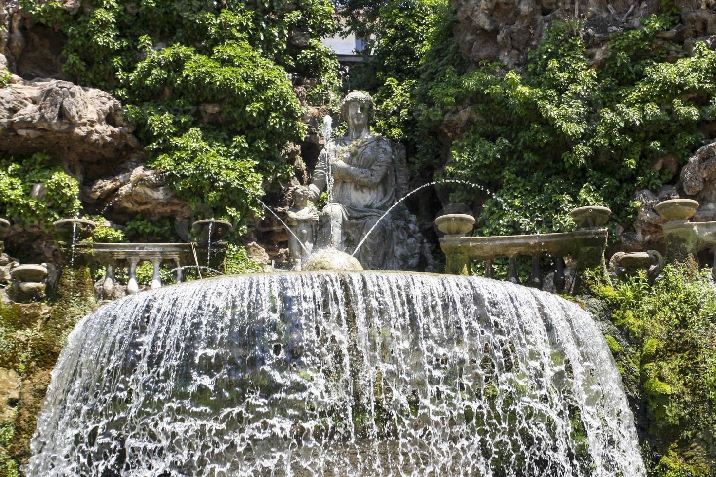 villa d'este en tivoli, italia foto