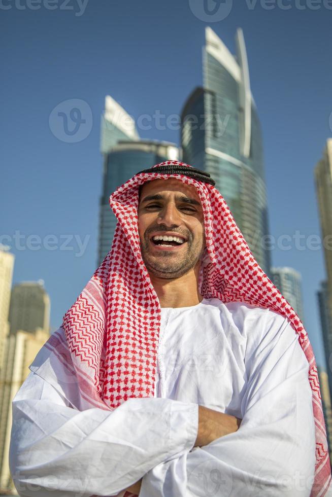 Young arabian business man photo