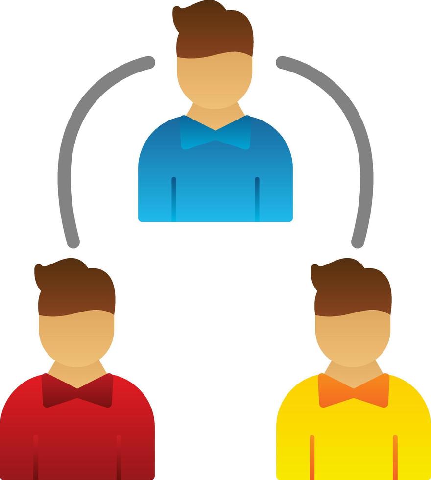Delegate Vector Icon Design