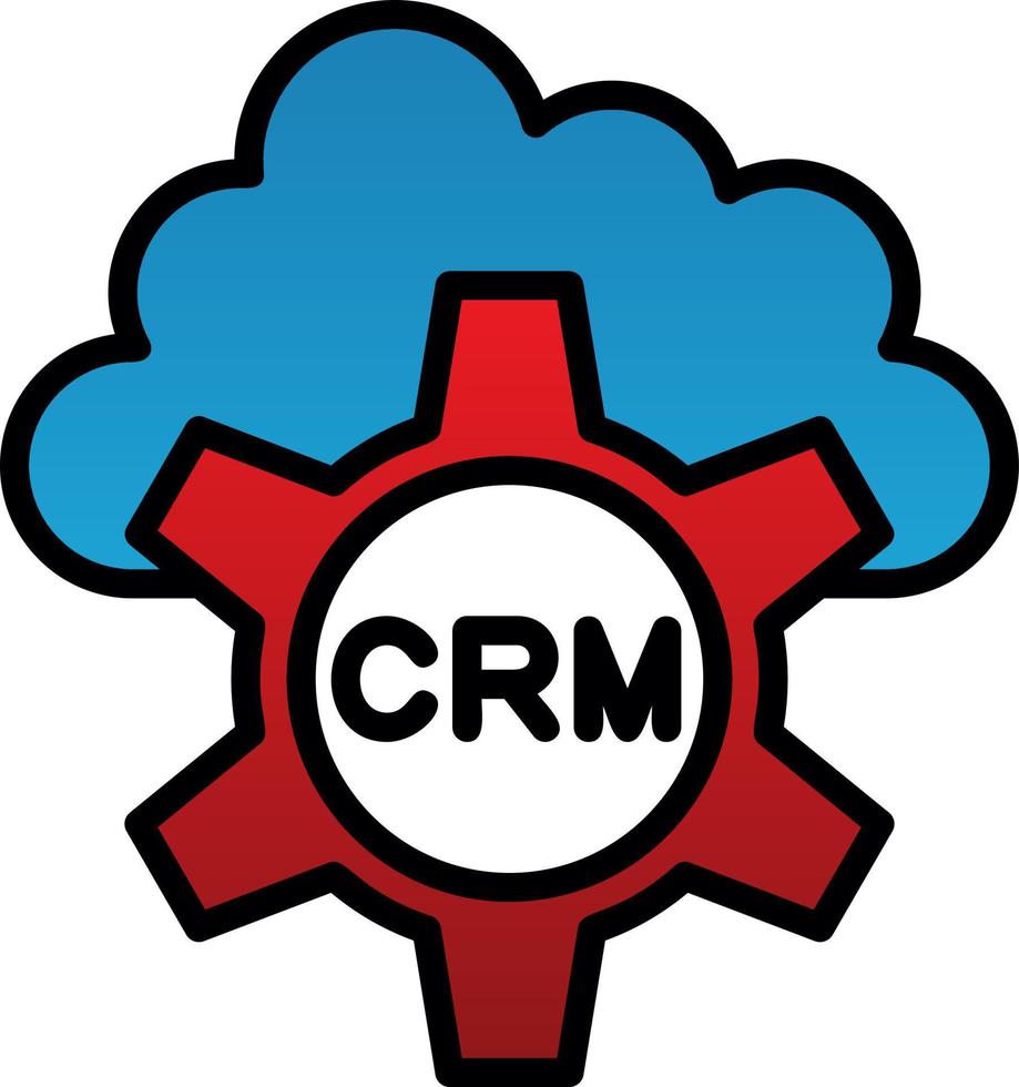 CRM Vector Icon Design