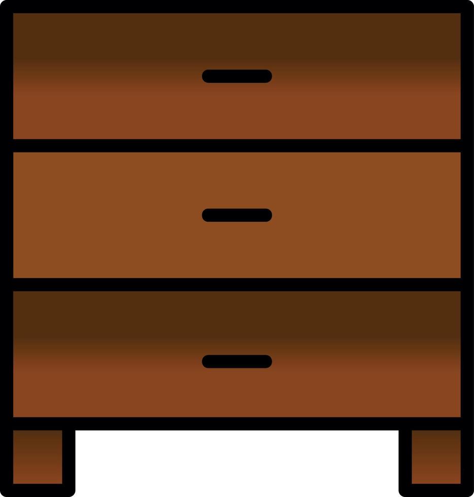 Filing Cabinet Vector Icon Design