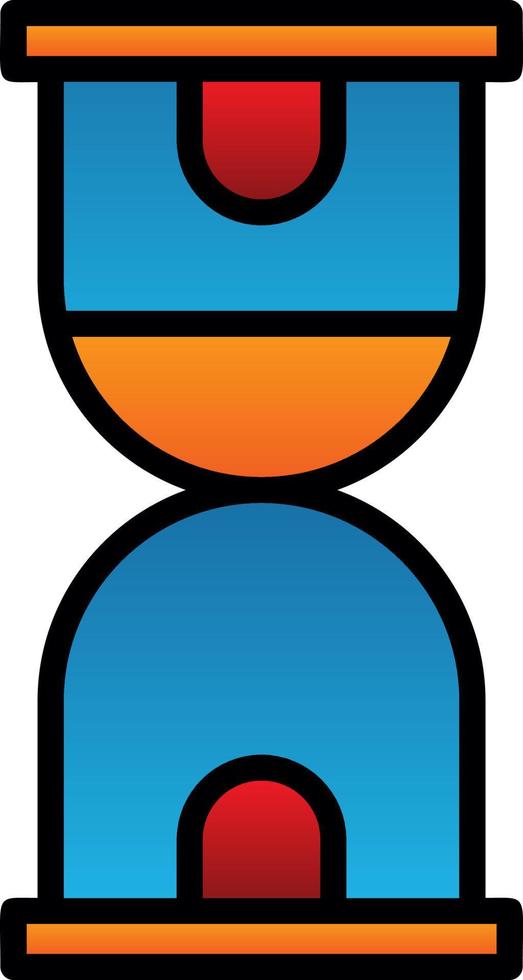 Hourglass Vector Icon Design
