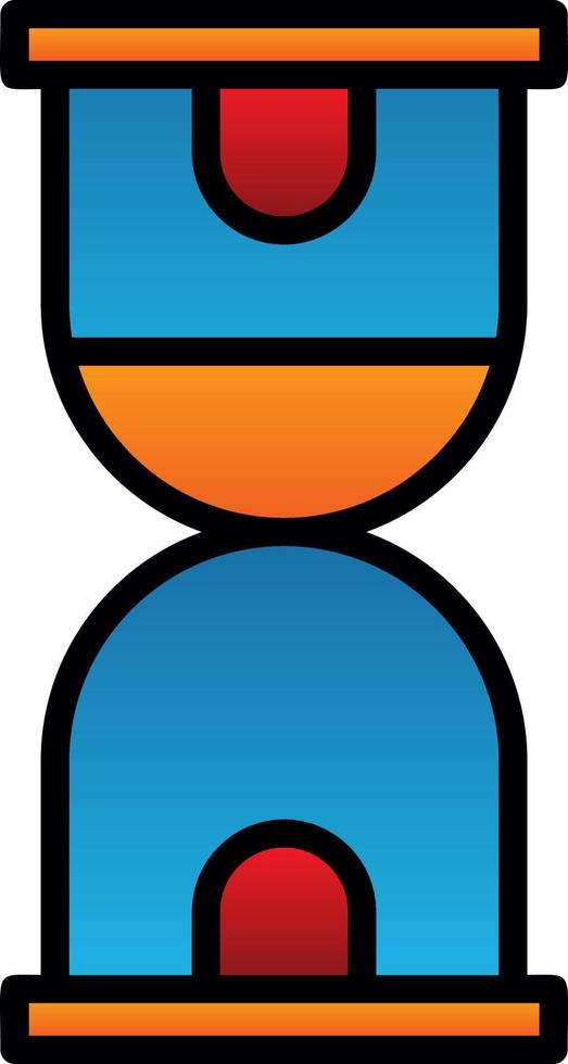 Hourglass Vector Icon Design