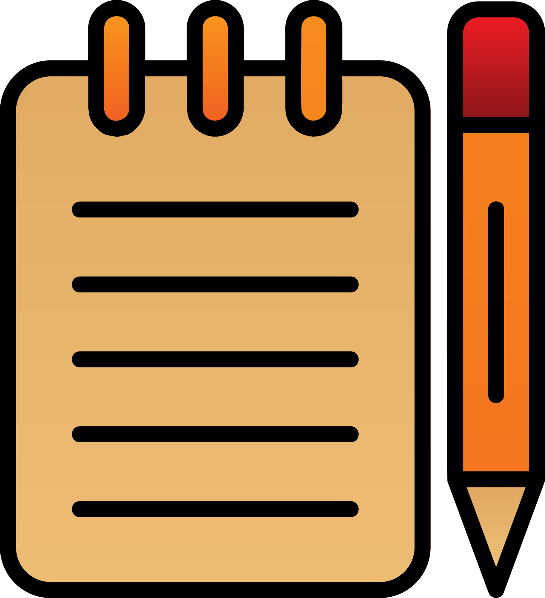 Taking Notes Vector Icon Design 16389614 Vector Art at Vecteezy