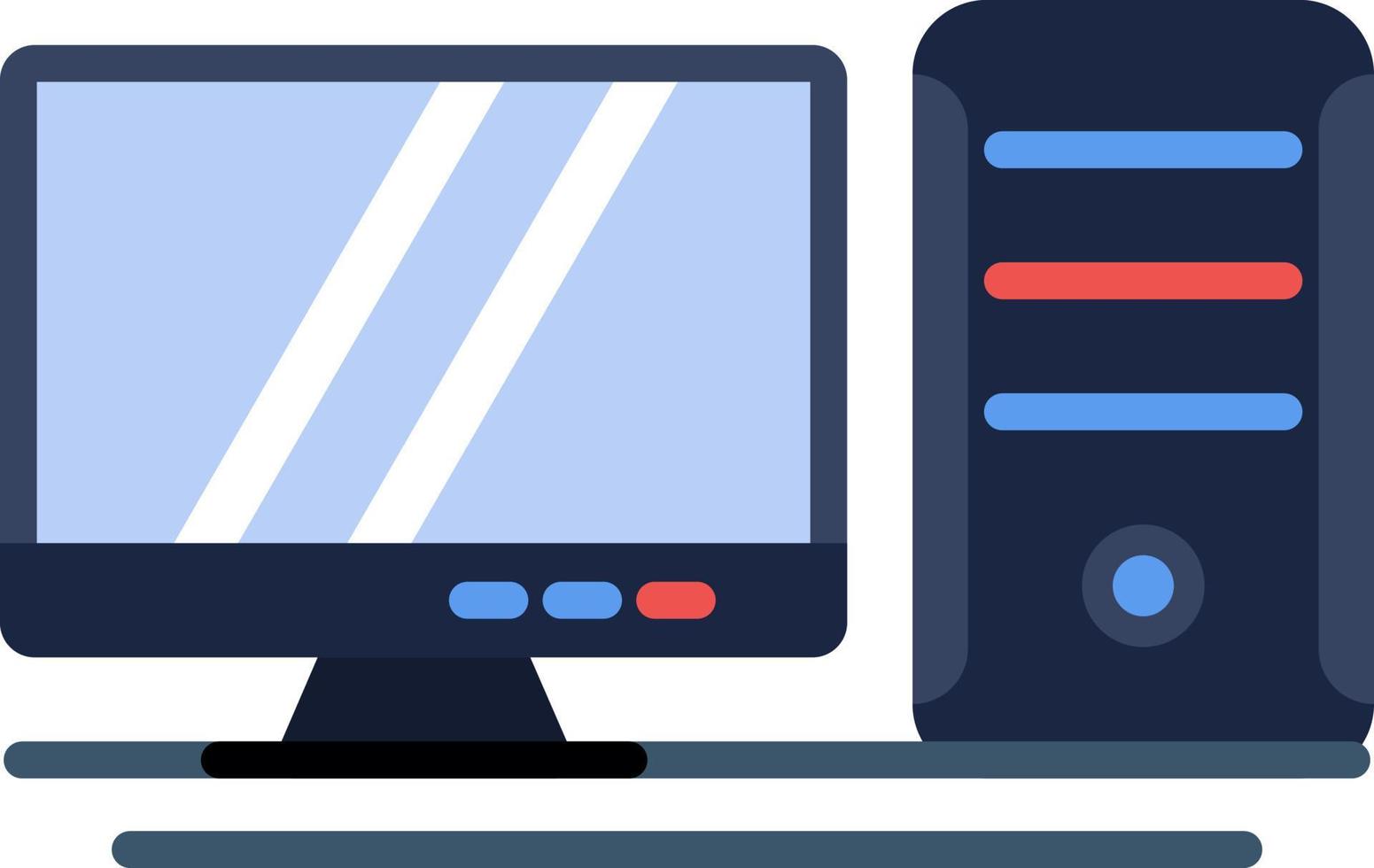 Computer Vector Icon Design