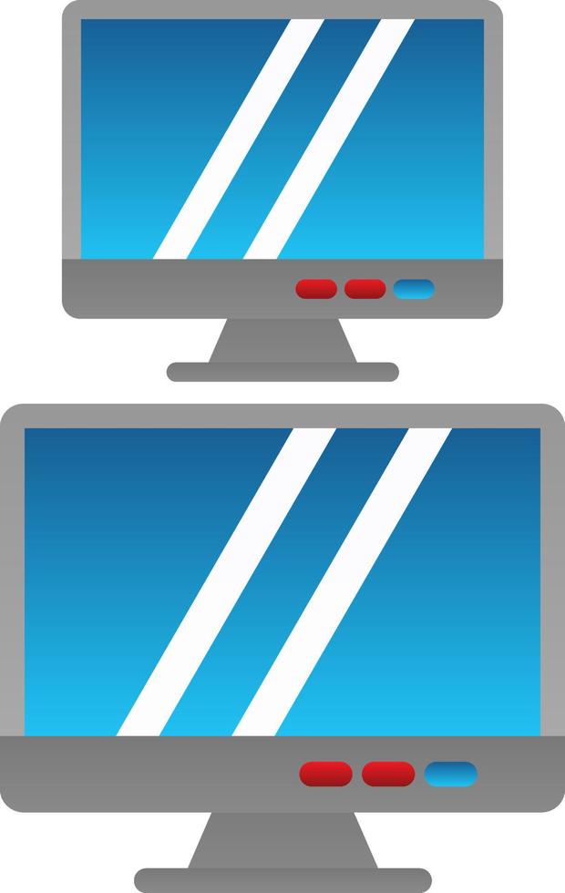 Monitors Vector Icon Design