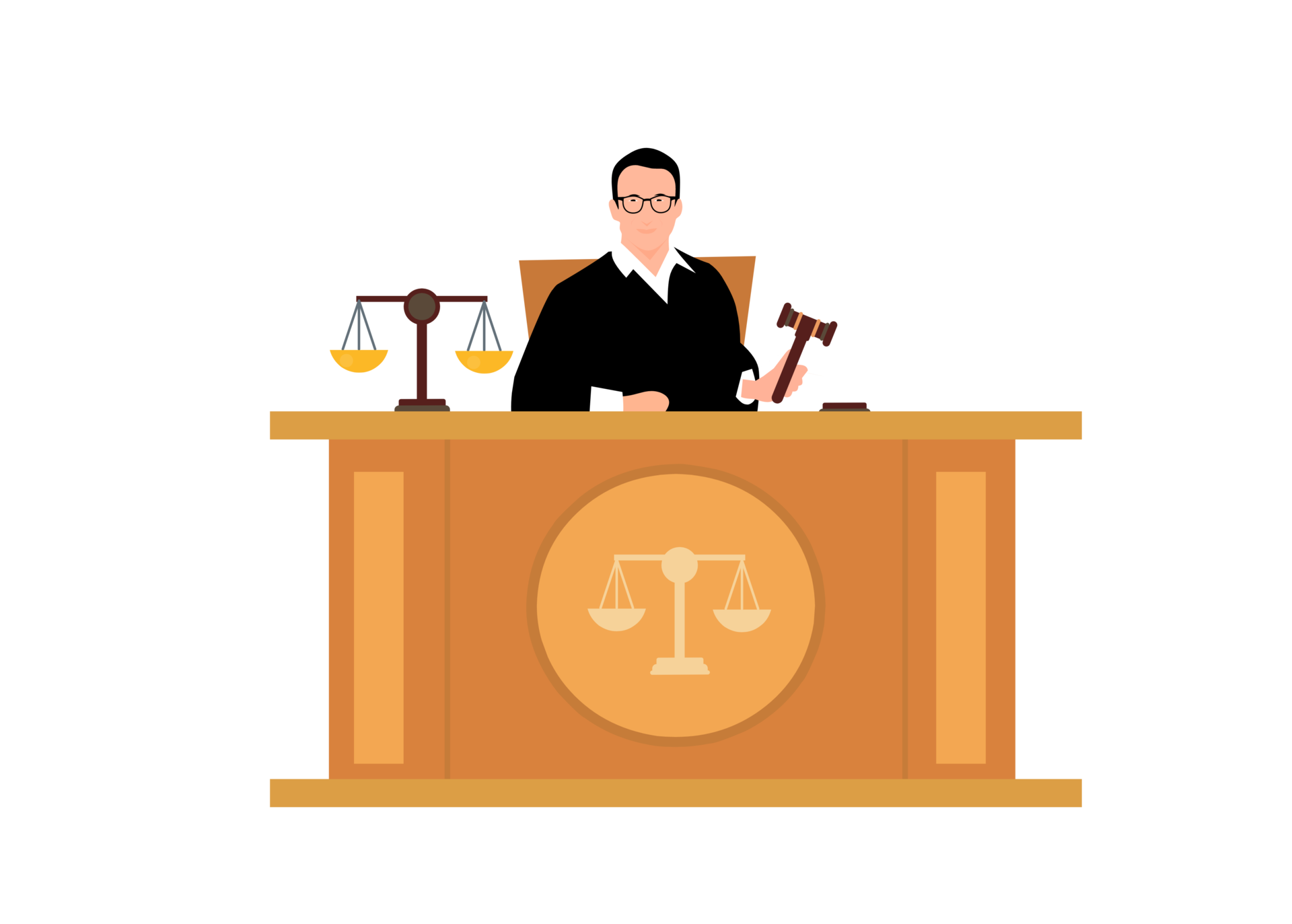 Judge Court Room 16389949 PNG
