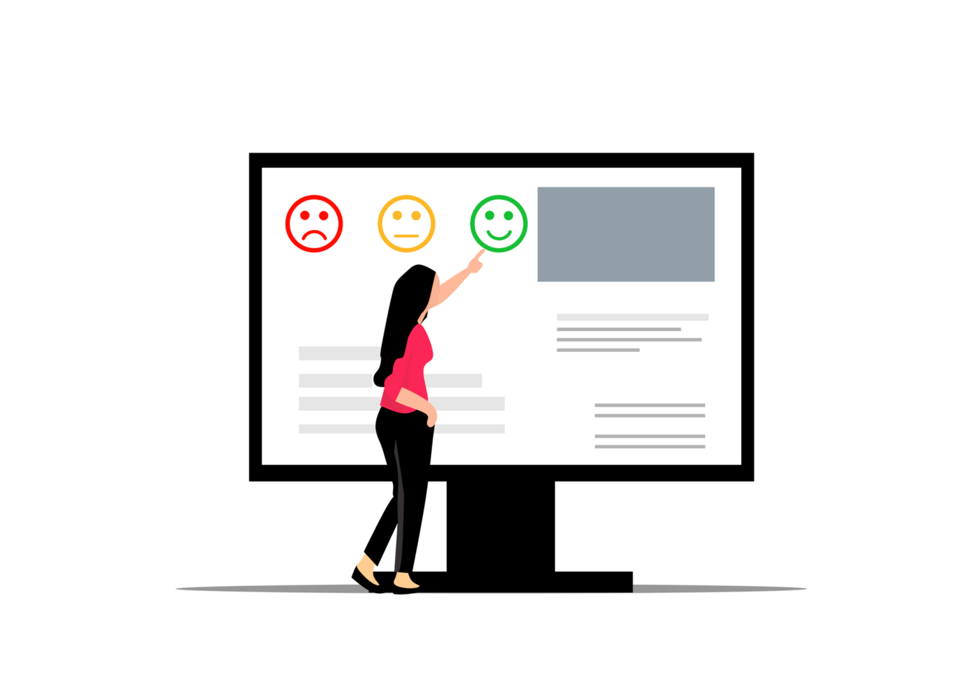 Online customer feedback and survey png