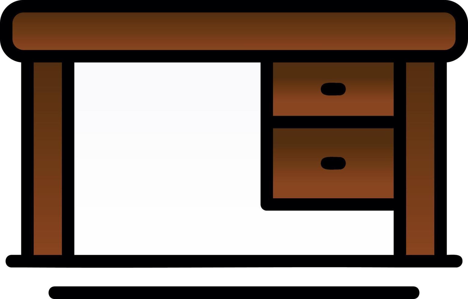 Desk Vector Icon Design
