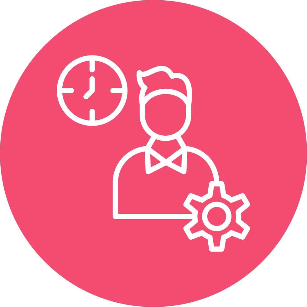 Productive Work Vector Icon Design
