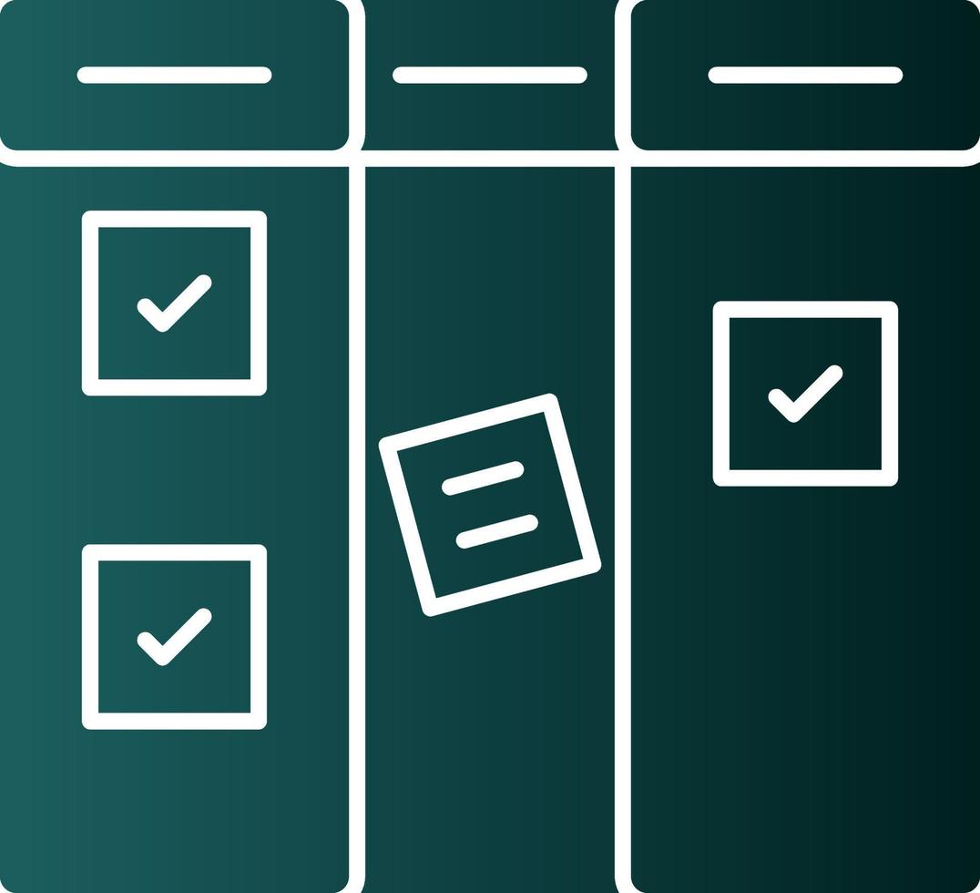 Kanban Vector Icon Design