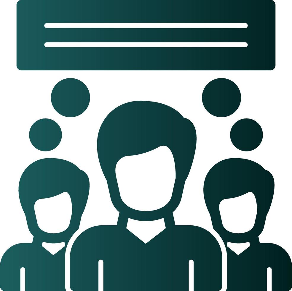Meeting Vector Icon Design