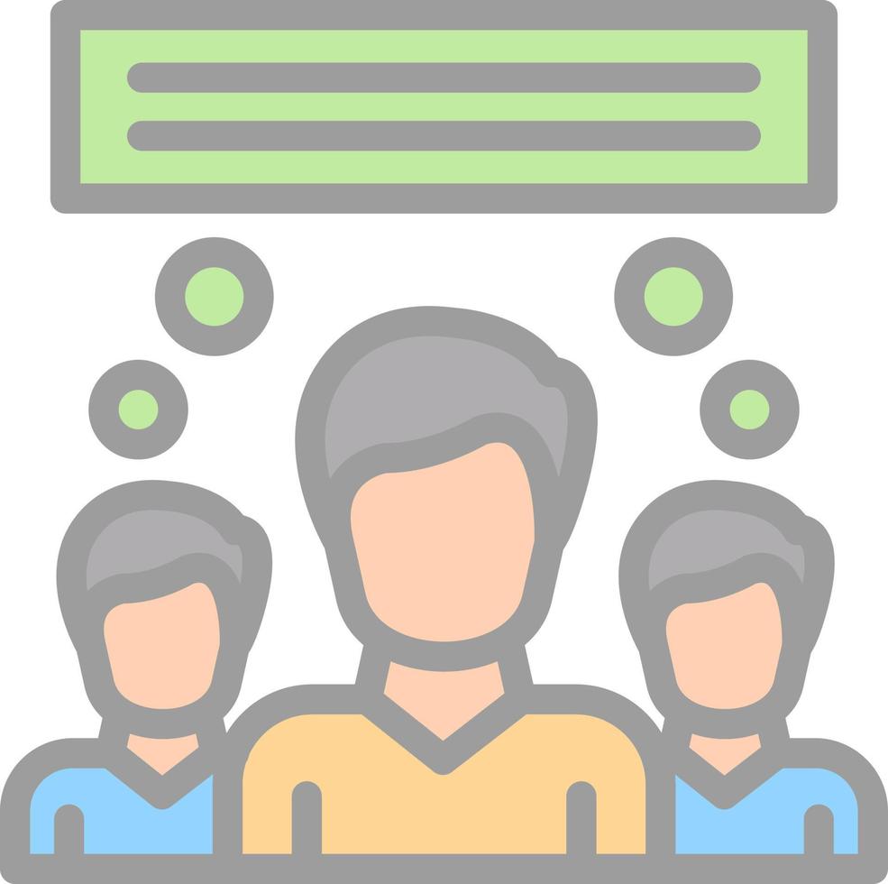 Meeting Vector Icon Design