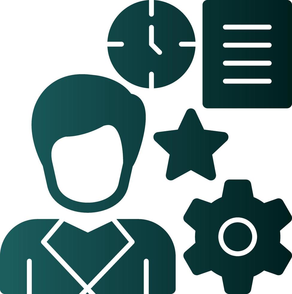 Product Manager Vector Icon Design