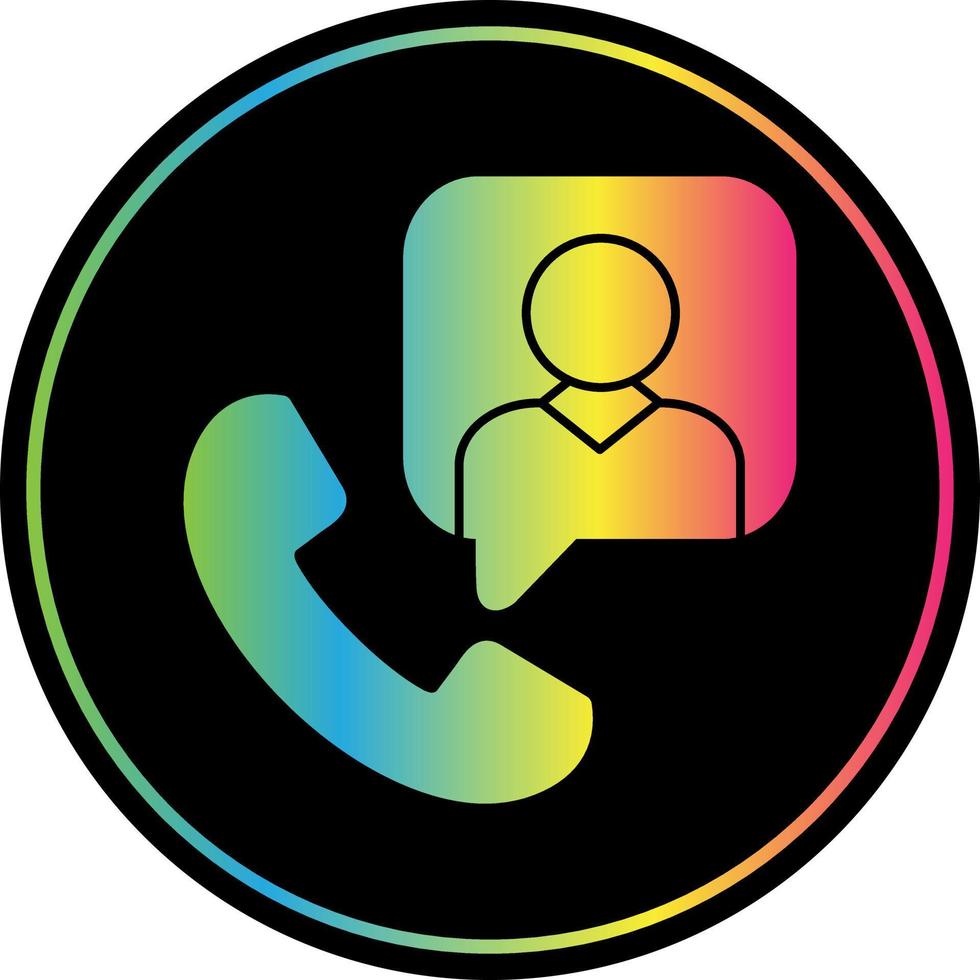 Cold Calling Vector Icon Design