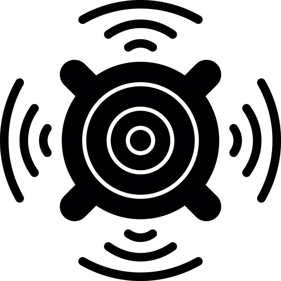 Car Speakers Vector Icon Design