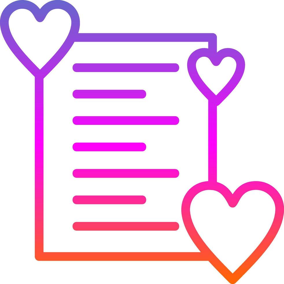 Wishlist Vector Icon Design