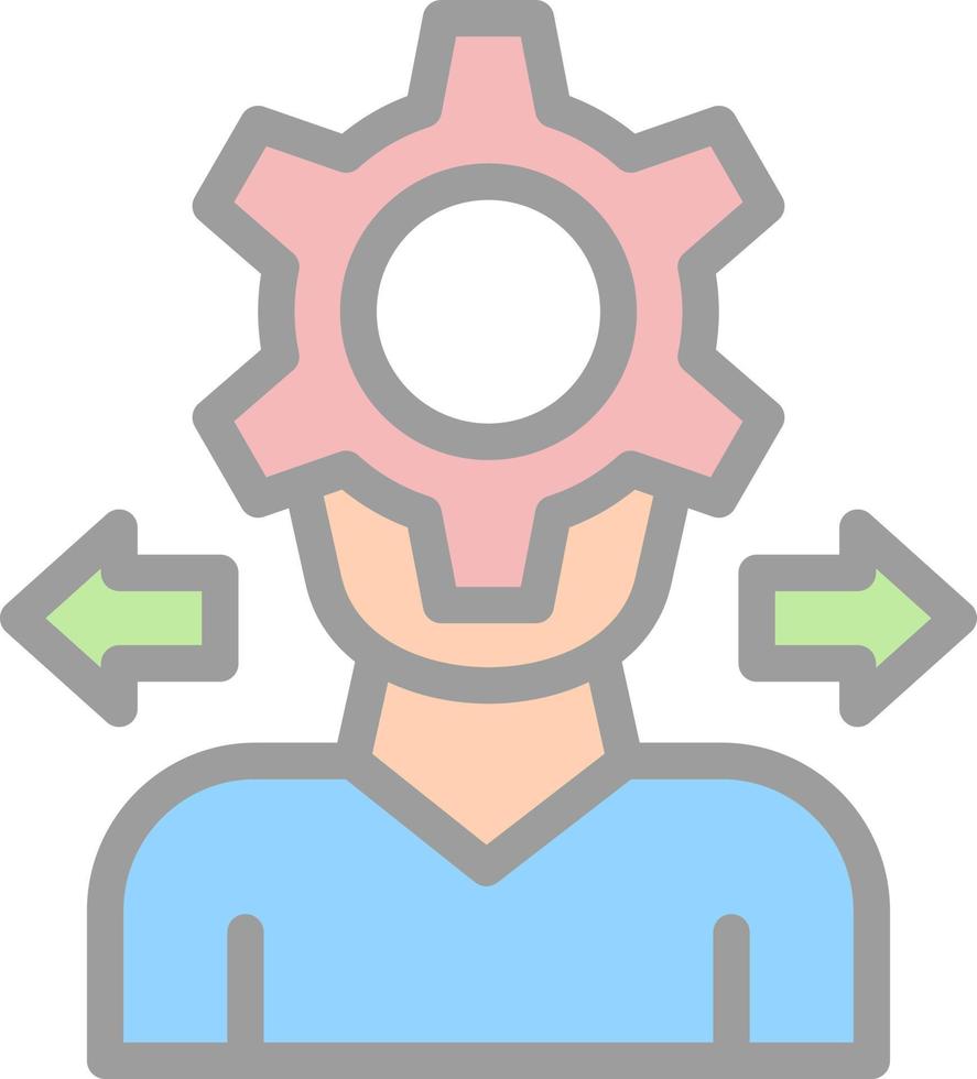 Decision Making Process Vector Icon Design